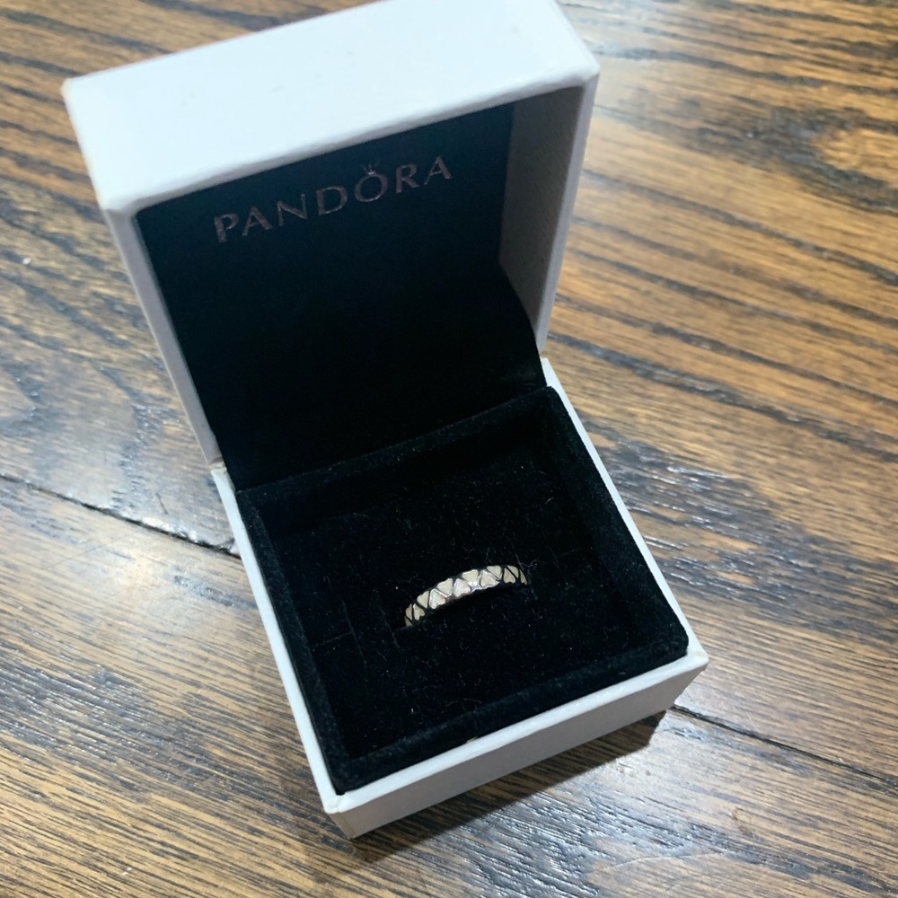 Like New with box Pandora Abundance of Love Ring size 48